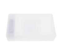 Caja Organizadora de Pilas AA y AAA Plástico, con Comprobador | Compartimentos Individuales Marcados, Construcción Sellada y Resistente, Superficie Transparente, para Oficina