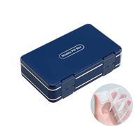 Caja organizadora de píldoras diaria de 2 capas, dispensador de medicamentos portátil para aceite de pescado, suplementos, vitaminas, pastillero semanal para 7 días por la mañana, mediodía y noche