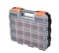 Caja Organizadora De Tornillos - Organizador De Almacenamiento De 34 Compartimentos, Caja Organizadora De Piezas Pequeñas, Organizador De Tuercas Y Pernos, Caja Organizadora De Doble Cara, Caja
