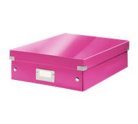 Caja Organizadora Mediana Click & Store Wow De Leitz Fucsia