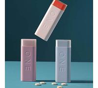 Caja organizadora para pastillas, contenedor portátil para viaje de 1 día, para viajes, Camping y hogar, 3 uds.