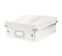 Caja Organizadora Pequeña Click & Store Wow De Leitz Blanco