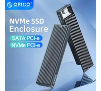 Caja ORICO para SSD M.2 NVME, Carcasa USB M2 SATA NGFF, Caja para SSD PCIe Gen2 10Gbps, Caja para SSD NGFF SATA 5Gbps para NVME SATA PCIE 10Gbps NVME bag