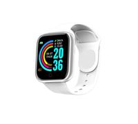(Caja original blanca) Reloj inteligente D20 Y68 con pantalla a color, podómetro, modo multideportivo,