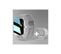 (Caja original, Gris, Milán) 2025 Nuevo reloj inteligente Android con pantalla a color de 1,44 pulgadas,