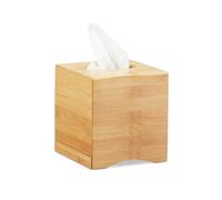 Caja pañuelos portapañuelos decorativo extraíble set de 2 caja de bambú beige