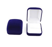 Caja Para Anillos Caja de regalo for propuesta boda, organizador pendientes, contenedor anillos, caja baratija, anillo, joyería, embalaje(Blue)