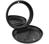 Caja para aparatos de ortodoncia, caja para carril (también para férula de mordida, carril de rodillo), 1 unidad KFO (Negro+Espejo)