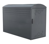 Caja para bicicletas WSM, elemento básico con 1 techo abovedado