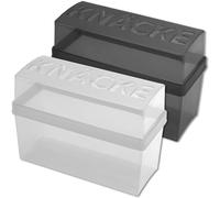 Caja para biscotes "Knäckebrot" - 1,65 L, panera con tapa, 2 partes