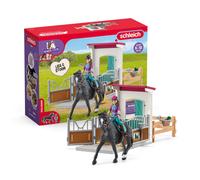 Caja para caballos Schleich con Lisa y Storm