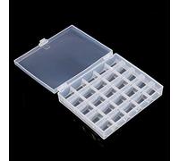 caja para carretes de hilo organizador de bobinas para máquina de coser contenedor transparente for almacenamiento y organización