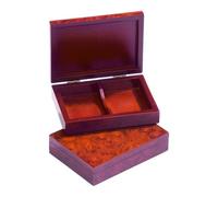 Caja Para Cartas - Diseño De Chapado De Madera De Raíz