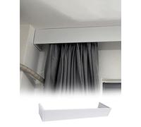 Caja para Cenefa de Cortina, Panel para Cenefa de Cortina sin rieles, Cenefa Decorativa para Techo, tableros para Casete de ventanales, 5 10 20 30 pies de Largo (26.5 pies/318 pulgadas/808 c