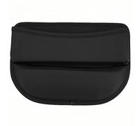Caja para Consola para Peugeot 508 2010-2019, Bolsa de Almacenamiento Asiento Gap Filler Cuero Bolsa Almacenamiento Asiento Gap Filler,Black