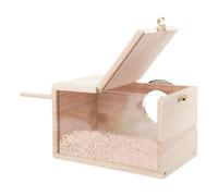 Caja para cría de pájaros, caja de anidación de cacatúas - para conuris, casa para cría de pájaros, diseño visible para jaula, caseta para pájaros transparente, caja