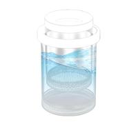 Caja para criador de peces: acrílico transparente, ventosas fuertes, rejilla en V, guppy de tanque para incubar alevines seguros, protege a los peces recién nacidos, espacio de aislamiento de camarone