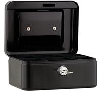 Caja para dinero Sax , color Negro B 15.2 x H 8 x T 11.5 cm
