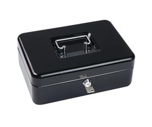 Caja para dinero Sax , color Negro B 25 x H 9 x T 18 cm