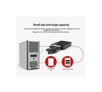 Caja para Disco Duro Portátil SSD de 2,5 Pulgadas Interno USB 3.0 de 6 TB de Alta Velocidad con Carcasa para Disco Duro de Componentes