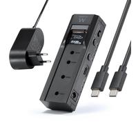 Caja para disco Ewent EW7065 2.5/3.5 pulgadas ABS Negro USB 3.2 UASP