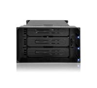 Caja para discos duros ICY DOCK MB830SP-B 3.5 pulgadas metálica negro hot-swap