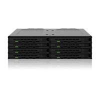 Caja para discos ICY DOCK MB038SP-B montaje 5,25" 8x2,5" ventilador plástico