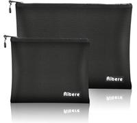 Caja para documentos ignífuga e impermeable, para pasaporte, ficheros bancarios, dinero y objetos de valor, color negro