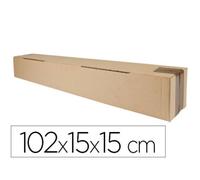 Caja para embalar q-connect tubo medidas 1020x150x150 mm espesor carton 3 mm - KF26146