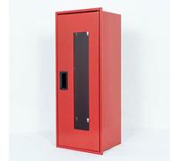 Caja para Extintor 56×20 cm hasta 8 kg- Montaje en Pared - Capacidad hasta 6 kg - Estructura Resistente con Ventana Visible - Almacenamiento de Seguridad para Interiores y Exteriores