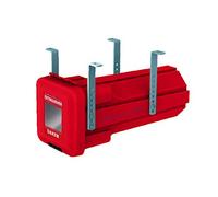 Caja para extintor de incendios, incluye Daken Sliden Daken S6+VH401 - Soporte vertical para extintor de incendios de 6 kg (160 mm de diámetro, carcasa de acero inoxidable)
