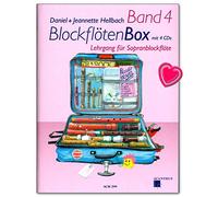 Caja para flauta dulce (4 unidades: 50 piezas variadas de ocho siglos, curso para flauta dulce soprano con 4 CDs - ACM299 9990001554774