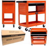 Caja para Herramientas Carro de Taller Vacío con Ruedas Montaje Coche