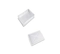 Caja para la masa para pan y pizza «GIGANPLAST» Mod.Service, 60 x 40 x 10 cm, blanca