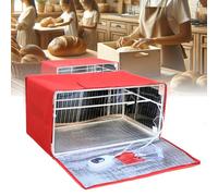 Caja para levar pan, caja para pizza con tapa, ventana doble, temporizador de 24 horas, soporte extraíble, fermentador de masa para pan, yogur, vino de arroz, herramientas reutilizables para hacer p