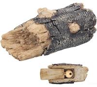 Caja para llaves al aire libre hecha de resina en formas realistas de animales, rana, caracol, tortuga, árbol, piedra para integración de jardín (E)