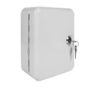 Caja para Llaves de Madera Gabinete de seguridad de metal con cerradura, caja de seguridad for llaves for el hogar, 20 etiquetas, llaveros, montaje en pared, empresa de administración de propiedades F