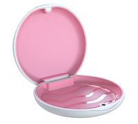 Caja para llaves Dento Box (también para raíles de mordida, raíl de crujido) 1 unidad KFO Box (Blanco + Rosa Rojo).