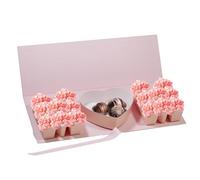 Caja para Mamá para Flores, Buzones para Golosinas Día de la Madre, Caja vacía para flores y golosinas, Caja de embalaje de cartón rellenable para mamá para exhibiciones de dulces florales