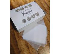 Caja para Mantecados o Galletas con Papel Parafinado para su Envoltorio Pack 10 Cajas con 120g. de Papel Parafinado