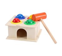 Caja para martillar Bolas de Madera, novedoso Juego de martilleo para niños, niños, niñas, Juguete Educativo de Aprendizaje temprano, Buen Regalo