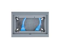 Caja para montaje en pared para paneles GX de 65 x 120 mm con toma RJ45 de 90 grados Victron Energy
