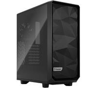 Meshify 2 Compact Negro, Cajas de torre negro, PC, Negro, ATX, micro ATX, Mini-ITX, Acero, Vidrio templado, Juego, 16,9 cm