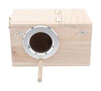 Caja para Pájaros de Madera Reutilizable Juntas Reforzadas | Observación en Jardín, Protección contra Viento y Lluvia, Fácil de Limpiar, para Niños, Paneles Gruesos