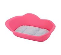 Caja para parto para perros - Resina PP 59,8 x 39 x 22,8 cm | PartoO Perros, cama transpirable para parto con alfombra, base antideslizante, cómoda, higiénica, perros de talla pequeña | Uso interior