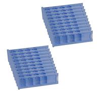 Caja para pastillas, dispensador, 1 día, 4 compartimentos, azul, a partir de 10 unidades