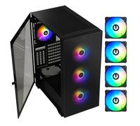 BitFenix Caja para PC Flow Torre Mediana (Negro)
