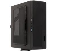 UNYKAch Caja de Ordenador Mini ITX UK1007 con Soporte Vesa, Fuente de Alimentación Interna de 150W y Conexiones USB 2.0 y 3.0