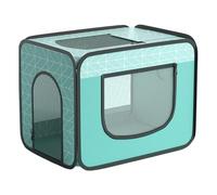 Caja para Perros, Caja Secadora para Gatos, Perrera portátil para Perros, Cámara de sequía Anti del Gato del del Vuelo, Perrera Plegable Impresa Colorida de la Caja para la preparación