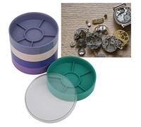 Caja para Piezas de Reloj, 5 Capas Caja de Almacenamiento, Herramientas de Reloj Contenedor de Almacenamiento Tornillo Componente Movimiento Piezas de Hardware Piezas de Movimiento de Reloj